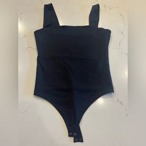 Abercrombie and Fitch Black Sleeveless Bodysuit
